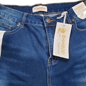 BAMBOO Women's Boot Cut Jeans - Blue